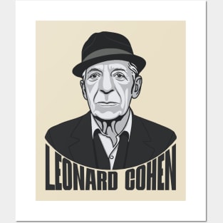 Leonard Norman Cohen Fan Art Posters and Art